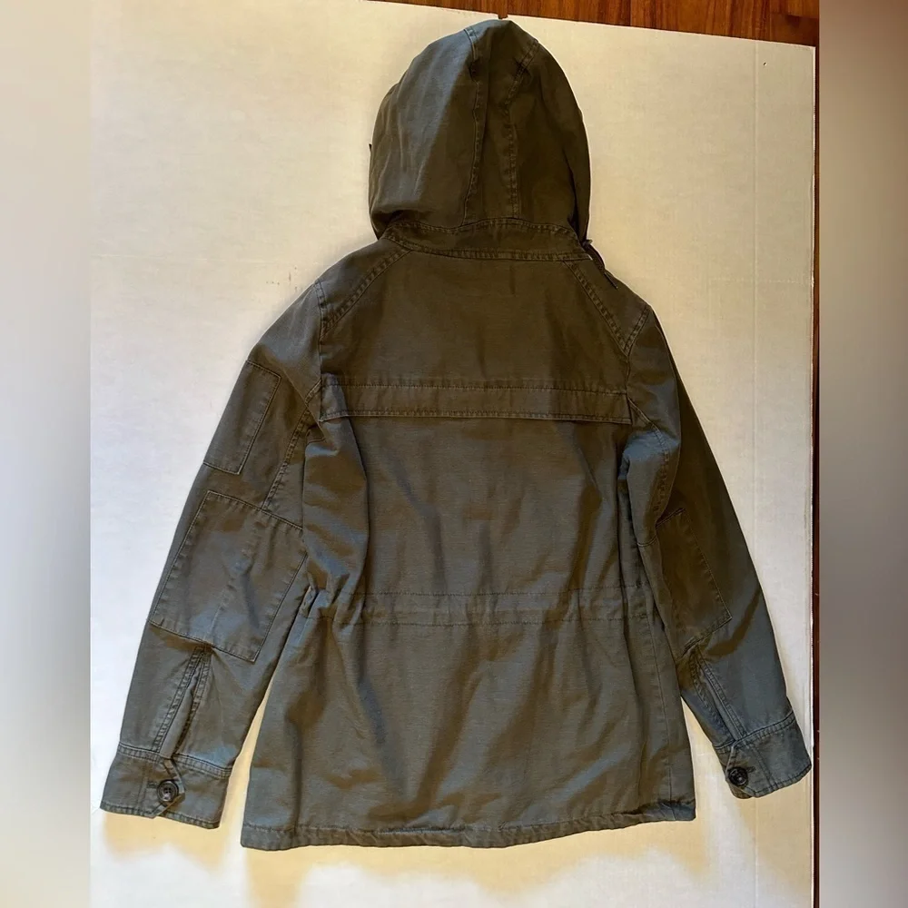 Levi’s Hooded‎ Military Army Green Jacket from Nordstroms Sz-M Q10